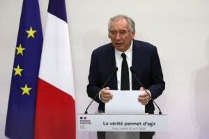 Bayrou references Trump’s “hurricane” while urging France to address its public finances.