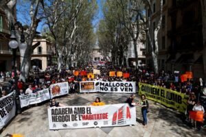 Demonstrators Gather Nationwide in Spain to Oppose Housing Crisis and Tourist Rentals