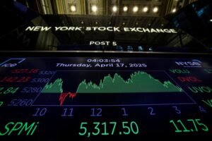 Wall Street starts the day down as Trump targets Powell.