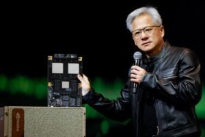 Nvidia reveals additional risks in China, but CEO commends Trump.