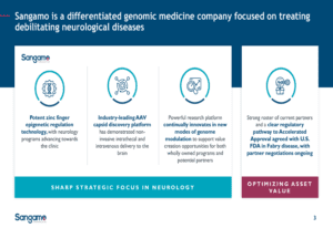 Sangamo Q1 2025 Presentation: Neurology Developments Progress Despite Financial Challenges