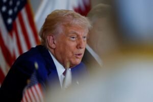Trump announces US nearing a nuclear agreement with Iran.