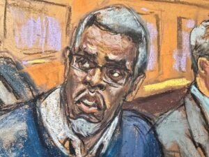 Video captures Sean ‘Diddy’ Combs assaulting ex-girlfriend in hotel corridor.