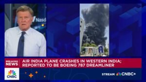Air India’s Boeing aircraft carrying 242 passengers crashes in Ahmedabad, Gujarat.