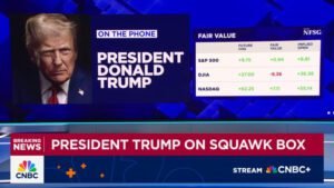 Trump claims he was denied banking services by JPMorgan Chase and Bank of America.